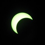 Annular Eclipse, shade 14 welders glass