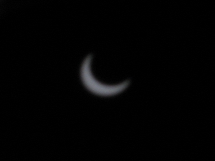 Annular Eclipse pinhole telescope