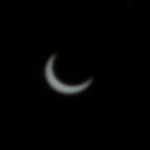 Annular Eclipse near total, pinhole telescope