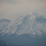 Mt Shasta during eclipse maximum