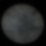 Transit of Venus pinhole cloudy